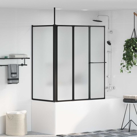 PARAWAN PRYSZNICOWY BIAŁY 120X70X137CM ALUMINIUM