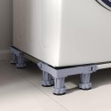 VidaXL Podstawa pod pralkę Szary 67 x 67 x 12 cm Stal nierdzewna