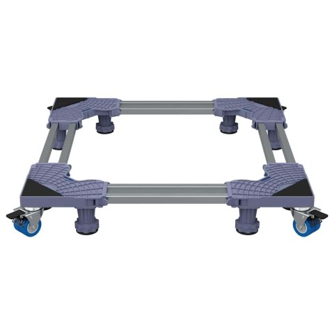 VidaXL Podstawa pod pralkę Szary 67 x 67 x 12 cm Stal nierdzewna