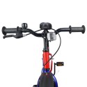 VidaXL Rower Dziecięcy 18 Cali dla dzieci w wieku 5-7 lat Czerwony