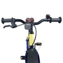 VidaXL Rower Dziecięcy 18 Cali dla dzieci w wieku 5-7 lat Żółty