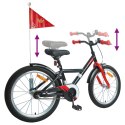 VidaXL Rower Dziecięcy 20 Cali dla dzieci w wieku 6-11 lat Czarny