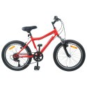 VidaXL Rower Dziecięcy 24 Cali 6-Speed dla dzieci w wieku 8-12 lat
