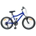 VidaXL Rower Dziecięcy 24 Cali 6-Speed dla dzieci w wieku 8-12 lat