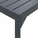 VidaXL Stół patio Antracyt 180 x 80 x 74 cm Stal malowana proszkowo