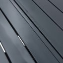 VidaXL Stół patio Antracyt 180 x 80 x 74 cm Stal malowana proszkowo