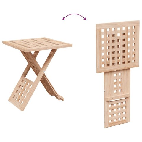 STOLIK KAWOWY BRĄZOWY 33X33X40,5CM LITY BUKOWY