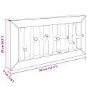 VidaXL Hak na płaszcze Naturalny 50 x 10 x 25 cm Lite drewno mahoniowe