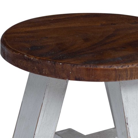 VidaXL Halka Naturalny 22 x 22 x 24 cm Drewno mahoniowe