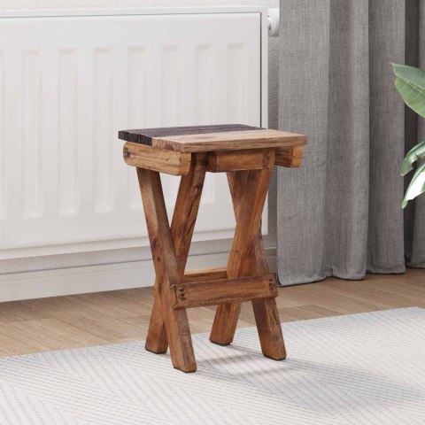 VidaXL Halka Naturalny 30 x 30 x 48 cm Lite drewno z odzysku