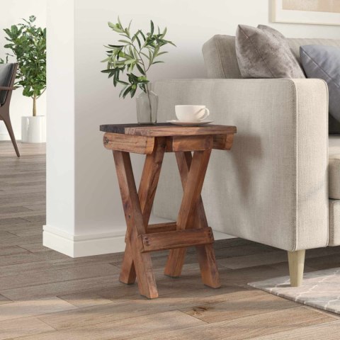 VidaXL Halka Naturalny 30 x 30 x 48 cm Lite drewno z odzysku