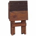 VidaXL Halka Naturalny 30 x 30 x 48 cm Lite drewno z odzysku
