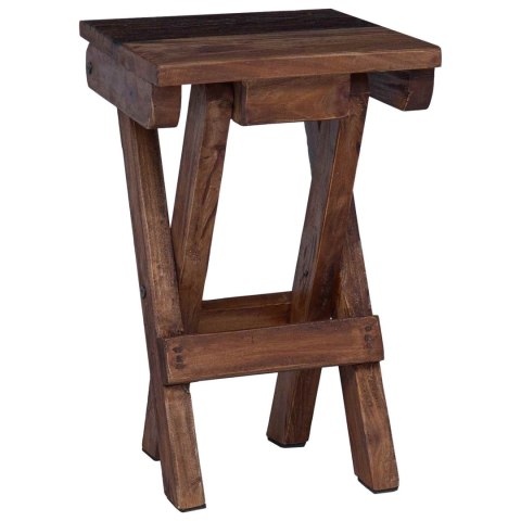 VidaXL Halka Naturalny 30 x 30 x 48 cm Lite drewno z odzysku