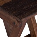 VidaXL Halka Naturalny 30 x 30 x 48 cm Lite drewno z odzysku