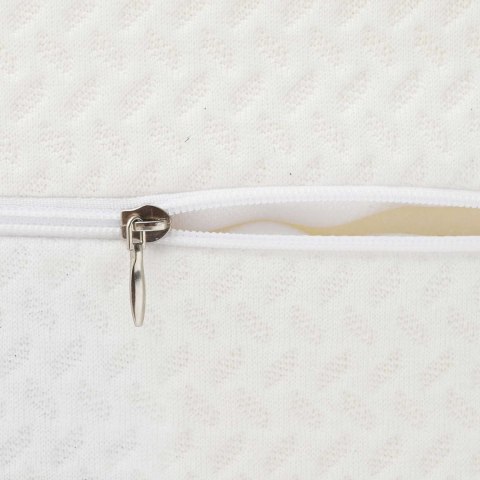 VidaXL Knee Pillow Biały Pianka z pamięcią i poliester