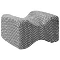 VidaXL Poduszka na kolano Szary 26 x 21,5 x 15 cm Pianka z pamięcią