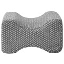 VidaXL Poduszka na kolano Szary 26 x 21,5 x 15 cm Pianka z pamięcią