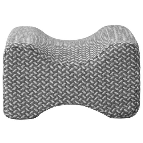VidaXL Poduszka na kolano Szary 26 x 21,5 x 15 cm Pianka z pamięcią