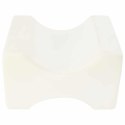 VidaXL Poduszka na kolano Szary 26 x 21,5 x 15 cm Pianka z pamięcią