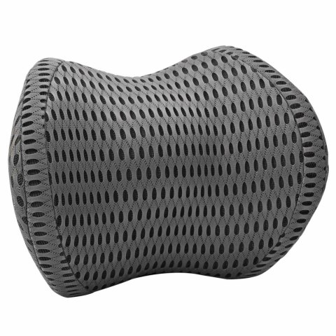 VidaXL Poduszka na szyję Szary Pianka z pamięcią 31 x 22 x 13 cm