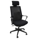 VidaXL Poduszka pod plecy Czarny Pianka z pamięcią 40 x 40 x 11 cm