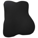 VidaXL Poduszka pod plecy Czarny Pianka z pamięcią 40 x 40 x 11 cm
