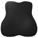 VidaXL Poduszka pod plecy Czarny Pianka z pamięcią 40 x 40 x 11 cm