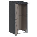 VidaXL Schowki ogrodowe Antracyt 103 x 86 x 200 cm Metal