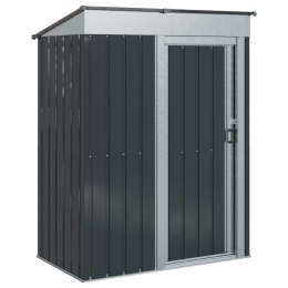 VidaXL Schowki ogrodowe Antracyt 137 x 81 x 180 cm Metal