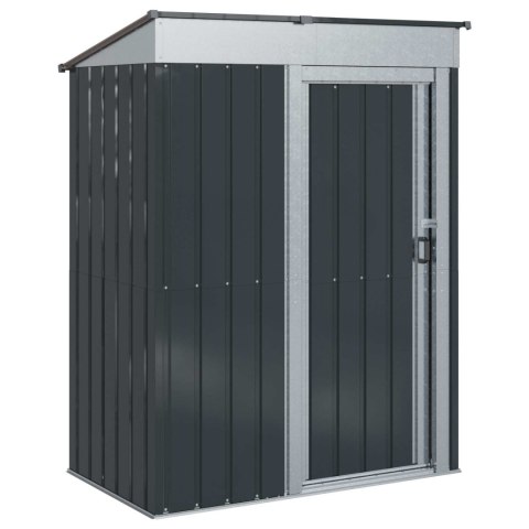 VidaXL Schowki ogrodowe Antracyt 137 x 81 x 180 cm Metal