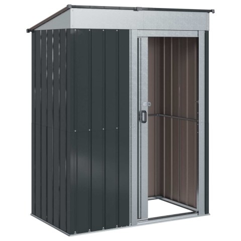 VidaXL Schowki ogrodowe Antracyt 137 x 81 x 180 cm Metal