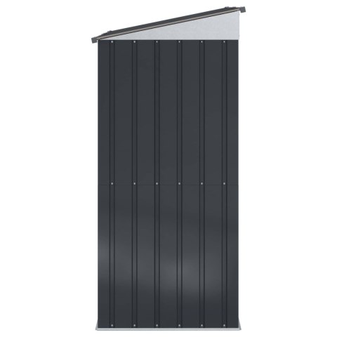VidaXL Schowki ogrodowe Antracyt 137 x 81 x 180 cm Metal