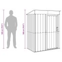 VidaXL Schowki ogrodowe Antracyt 137 x 81 x 180 cm Metal