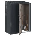 VidaXL Schowki ogrodowe Antracyt 153,5 x 86 x 200 cm Metal