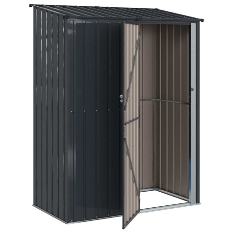 VidaXL Schowki ogrodowe Antracyt 153,5 x 86 x 200 cm Metal