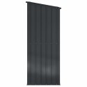 VidaXL Schowki ogrodowe Antracyt 153,5 x 86 x 200 cm Metal