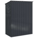 VidaXL Schowki ogrodowe Antracyt 153,5 x 86 x 200 cm Metal