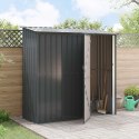 VidaXL Schowki ogrodowe Antracyt 203 x 85,5 x 200 cm Metal