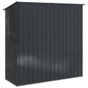 VidaXL Schowki ogrodowe Antracyt 203 x 85,5 x 200 cm Metal