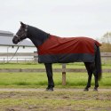 VidaXL Koc dla Koni Ciemna Zieleń i Czerń 155 cm Poliester