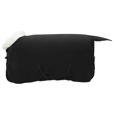 VidaXL Koc dla Koni Czarny 135 cm Polarowy fleece