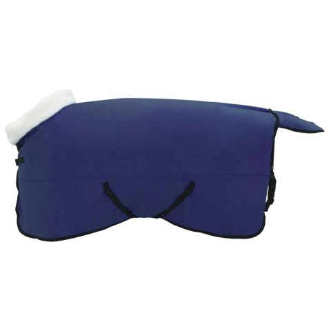VidaXL Koc dla Koni Granatowy 135 cm Polarowy fleece