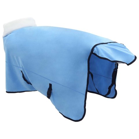VidaXL Koc dla Koni Pełny Aqua 145 cm Polarowy fleece