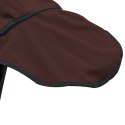 VidaXL Koc dla Koni Pełny Ciemny Brąz 135 cm Polarowy fleece