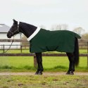 VidaXL Koc dla Koni Pełny ciemnozielony 155 cm Polarowy fleece