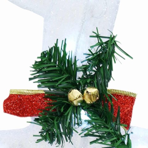 VidaXL LED Renifery 3 pcs Zimna Biała tkanina