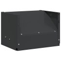 VidaXL Skrzynka na pułapkę na pociski Czarny 29 x 22 x 20 cm Stal