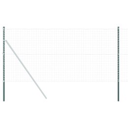 VidaXL Słupek ogrodzeniowy. 2 pcs Zielony Stal Malowana Proszkowo