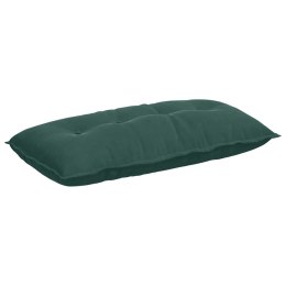 VidaXL Poduszka na plecy Ciemna zieleń 100 x 50 cm Tkanina sztruksowa