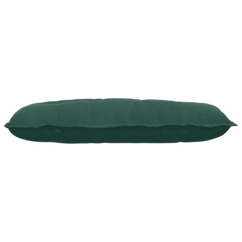 VidaXL Poduszka na plecy Ciemna zieleń 100 x 50 cm Tkanina sztruksowa